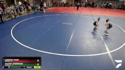 45 lbs Semis (4 Team) - Landon Thom, Sartell vs Huxtin Anderson, Minneota