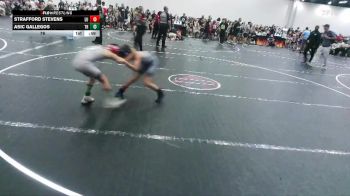 76 lbs Round 1 (3 Team) - Strafford Stevens, Level Up Wrestling vs Asic Gallegos, Top Rank