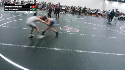 76 lbs Round 1 (3 Team) - Strafford Stevens, Level Up Wrestling vs Asic Gallegos, Top Rank