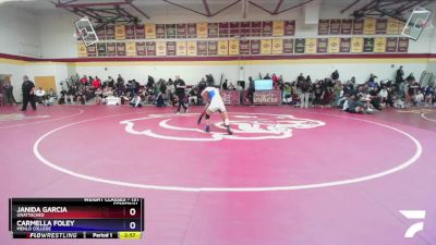 131 lbs Semifinal - Janida Garcia, Unattached vs Carmella Foley, Menlo College