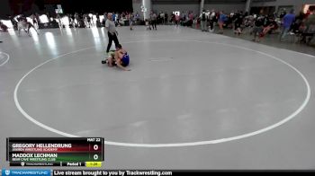 113 lbs Champ. Round 2 - Gregory Hellendrung, Askren Wrestling Academy vs Maddox Lechman, Bear Cave Wrestling Club