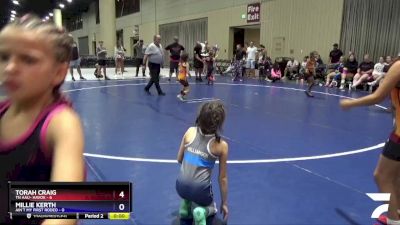 62 lbs Placement (4 Team) - Dixie Beasley, TN AAU- Havok vs Mackenzie McLeod, Ain`t My First Rodeo