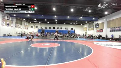 215 Boys Quarterfinal - Conrad Weis, Carlsbad vs Esteban Sanchez, Granite Hills