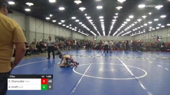 70 lbs Prelims - Conner Chancellor, Oklahoma Boyz vs Andrew Kraft, BAWC