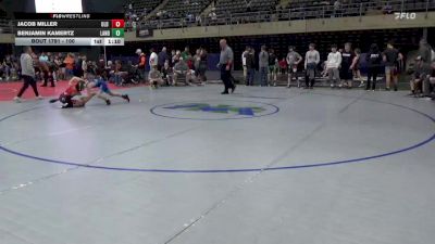 100 lbs 7th Place - Jacob Miller, Old Bridge vs Benjamin Kamertz, Landenberg