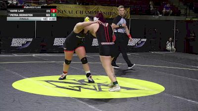 180 lbs Final - Katie Law, Utah Tech (W) vs Petra Bernsten, Washington State (W)