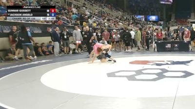 175 lbs Champ. Rd Of 128 - Gunnar Gossett, Ohio vs Jackson Angelo, Pennsylvania