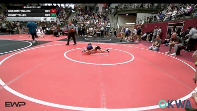 58 lbs Consi Of 8 #2 - Weston Pulliam, Team Tulsa Wrestling Club vs Henry Telles, Talihina Youth Wrestling Club
