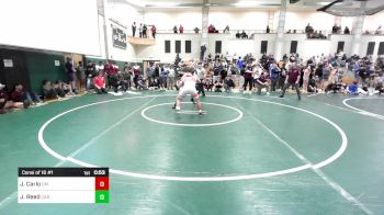 165 lbs Consi Of 16 #1 - Jackson Carlo, Catholic Memorial vs Jack Reed, Carver