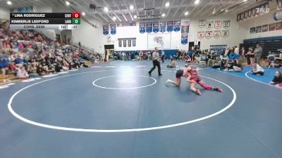 130 lbs Cons. Semi - Kimberlie Ledford, Laramie vs Lina Rodriguez, Central