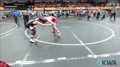 106C lbs Rr Rnd 1 - Stetson Davis, Tuttle Wrestling vs Noah Bollig, Duncan Demon Wrestling