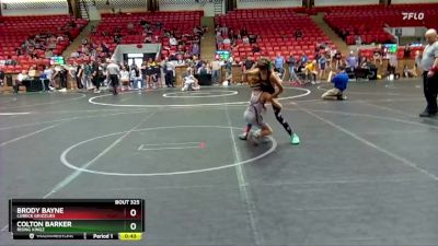 68 lbs Cons. Round 2 - Colton Barker, Rising Kingz vs Brody Bayne, Lubeck Grizzlies