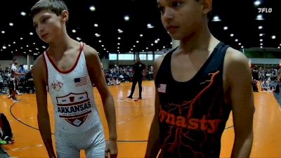 85 lbs Round 3 (8 Team) - Karson Merritt, Team Arkansas vs Christopher Nemcovic, MF Dynasty