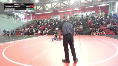 285 lbs Cons. Round 3 - Roberto Flores, El Paso Austin vs Isai Salgado, Harmony Innovation