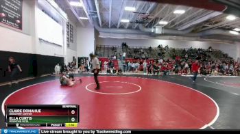 130 lbs Semifinal - Ella Curtis, Mountain Vista vs Claire Donahue, Discovery Canyon