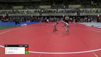 75 lbs Quarterfinal - Cael Vander Broek, Legends Of Gold vs Dominick Jackson, St. Peter Youth Wrestling