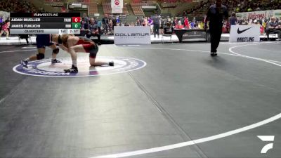 Champ. Round 2 - Aidan Mueller, Panthers Academy Of Wrestling vs James Fukuchi, Rough House Wrestling