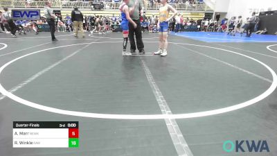 80 lbs Quarterfinal - Mason Byers, D3 Wrestling Cluib vs Brody Sarten, Rough Riders