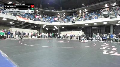 115 lbs Champ. Round 2 - Charlie Dolan, Unattached vs Ruby Vences, Unattached