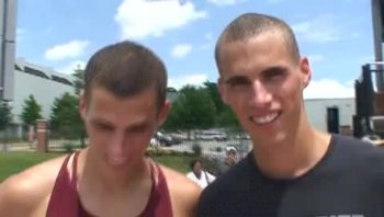 Borlee twins 4x4 Champs 2009 NCAA Track and Field Championships