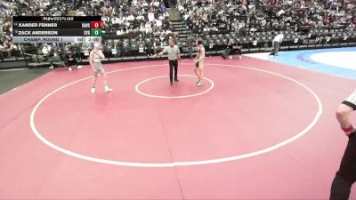 6A 126 lbs Champ. Round 1 - Xander Fenner, Davis vs Zack Anderson, Syracuse