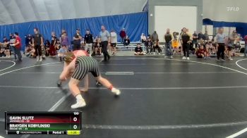 190 lbs Round 2 (8 Team) - Gavin Slutz, Jackson HS vs Brayden Kobylinski, Rogue WC