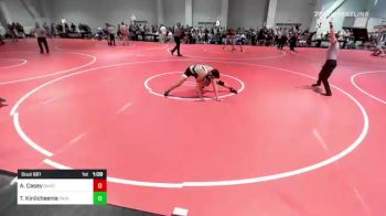 132 lbs Round Of 16 - Alan Casey, Oakdale vs Terrell Kinlicheenie, Painted Desert WC