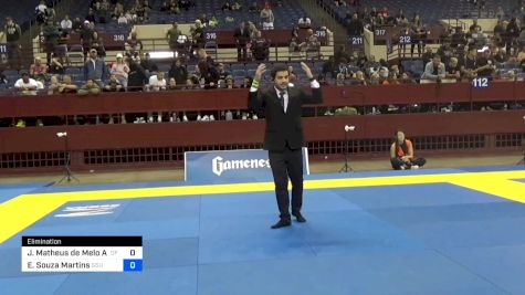 João Matheus De Melo Assonitis vs Erike Souza Martins 2024 Pan IBJJF Jiu-Jitsu No-Gi Championship