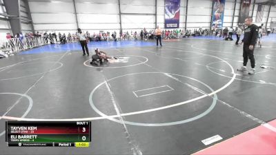 72 lbs Rd# 4- 2:00pm Friday Final Pool - Eli Barrett, Terps XPress vs Tayven Kem, SELECT Utah