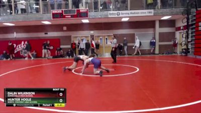 138 lbs Cons. Round 3 - Hunter Hogle, North Fremont High School vs Dalin Wilkinson, Idaho Falls High School