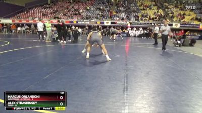 184 lbs Quarters & 1st Wb (16 Team) - Alex Strashinsky, TCNJ vs Marcus Orlandoni, Wisconsin-La Crosse