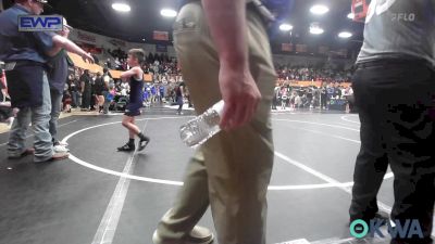 61 lbs Round Of 16 - Beckam Freeman, Shelton Wrestling Academy vs Christopher Kretchmar, Choctaw Ironman Youth Wrestling