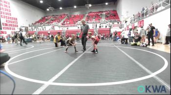 46 lbs Rr Rnd 1 - Elijah Mannis, Carl Albert vs Ryder Hall, Tecumseh Youth Wrestling