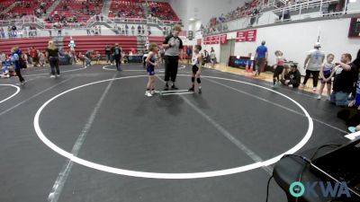 58 lbs Consolation - Baylor Crawford, Pauls Valley Panther Pinners vs Reed Musgrove, Harrah Little League Wrestling