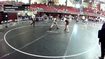140 lbs 2nd Place Match - George Kollman, Nebraska Boyz vs Cinch Reiser, Sandhills Thedford Knights