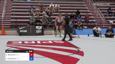 92 kg Rr Rnd 2 - Evan Bockman, Brunson UVRTC vs Jacob Cardenas, Spartan Combat RTC