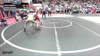 70 lbs Quarterfinal - Hollis Federico, Muskogee Rougher Youth Wrestling vs Patrick Sanchez, Raw Wrestling Club