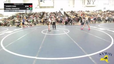 116 lbs Champ. Round 1 - Daniel Horowitz, GPS Wrestling Club vs Joseph Card, Whitney Point Youth Wrestling Club