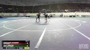 5A-285 lbs Quarterfinal - Shay Spencer, Elgin Public Schools vs Creshawn Mayberry, East Central