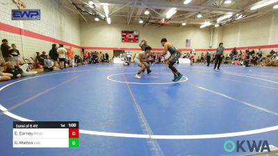 155 lbs Consi Of 8 #2 - Ethan Carney, Mojo Grappling Academy vs Gabe Mattox, Salina Wrestling Club