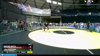 40 lbs Round 2 - Sawyer Watts, Team Aggression Wrestling Club vs Liam McDougal, Maddogs Wrestling