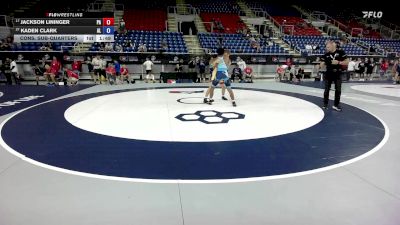 144 lbs Cons. Sub-quarters - Jackson Lininger, PA vs Kaden Clark, AL
