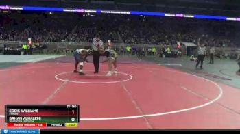 D1-160 lbs Cons. Round 2 - Brhan Alhalemi, Dearborn Fordson vs Eddie Williams, Fraser
