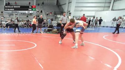 182 lbs Rr Rnd 3 - Nicholas Medow, Hilltopper Wrestling Club - HSB vs Ty Blasko, TDWC Maniacs Grey - HSB