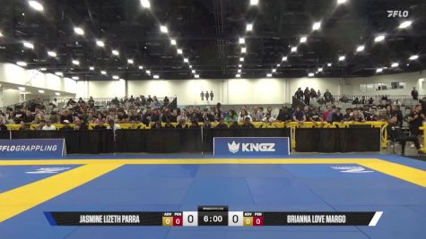 Brianna Love Margo vs Jasmine Lizeth Parra 2025 World IBJJF Jiu-Jitsu No-Gi Championship