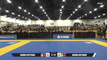 Brianna Love Margo vs Jasmine Lizeth Parra 2025 World IBJJF Jiu-Jitsu No-Gi Championship