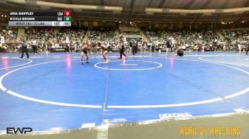 73 lbs Consi Of 8 #2 - Aria Shifflet, Legacy Dragons vs N`cyla Brown, OKC Saints Wrestling