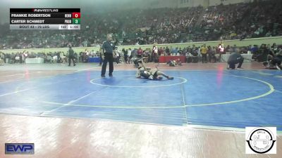 76 lbs Round Of 32 - Frankie Robertson, Hennessey Takedown Club vs Carter Schmedt, Prodigy Elite Wrestling