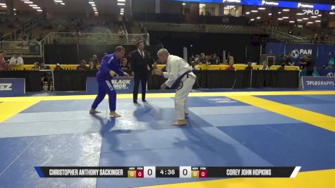 Corey John Hopkins vs Christopher Anthony Sackinger 2025 Pan Jiu Jitsu IBJJF Championship