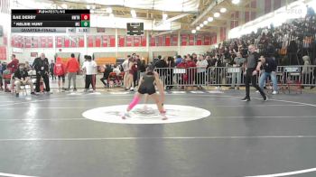 114 lbs Quarterfinal - Bae Derby, Newton North vs Kelsie Hunt, Malden Catholic